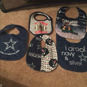 Dallas Cowboys Houston Texans bibs bundle